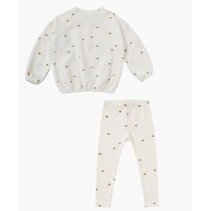 Rylee and Cru Star Slouchy Pullover and Pants 4Y